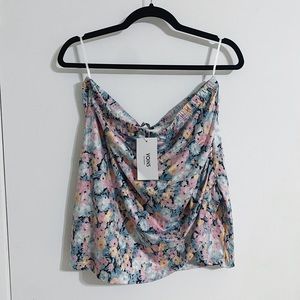 YOINS Plus Size Floral Skirt